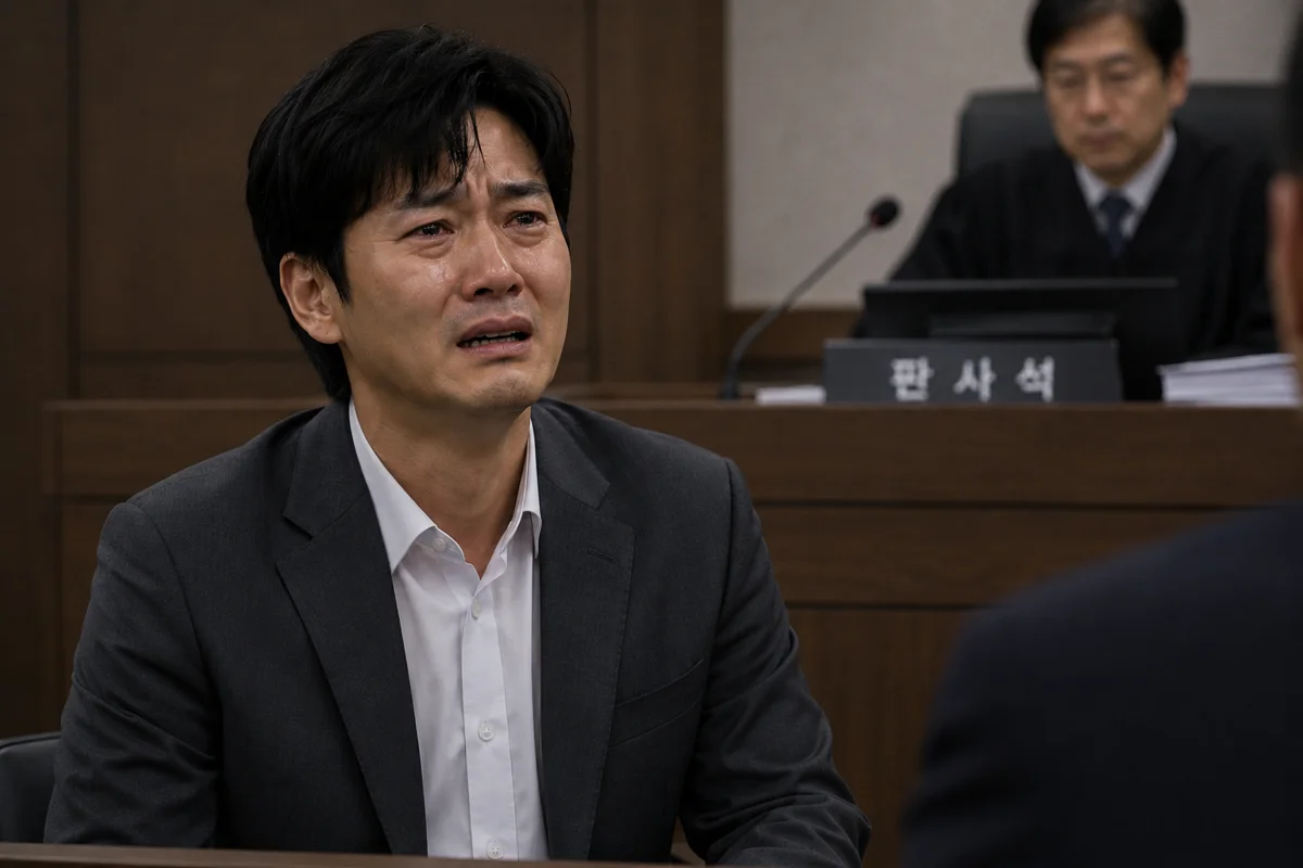 강남 준강제추행 구속영장, 영장심사에서 살펴보는 쟁점 3 강남 준강제추행 구속영장|법정 판사석 앞에서 눈물을 흘리며 호소하는 남성