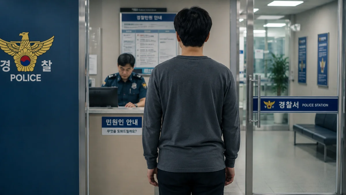 강남 준강제추행 구속영장, 영장심사에서 살펴보는 쟁점 2 강남 준강제추행 구속영장|경찰서 민원실 안내 데스크를 방문한 남성