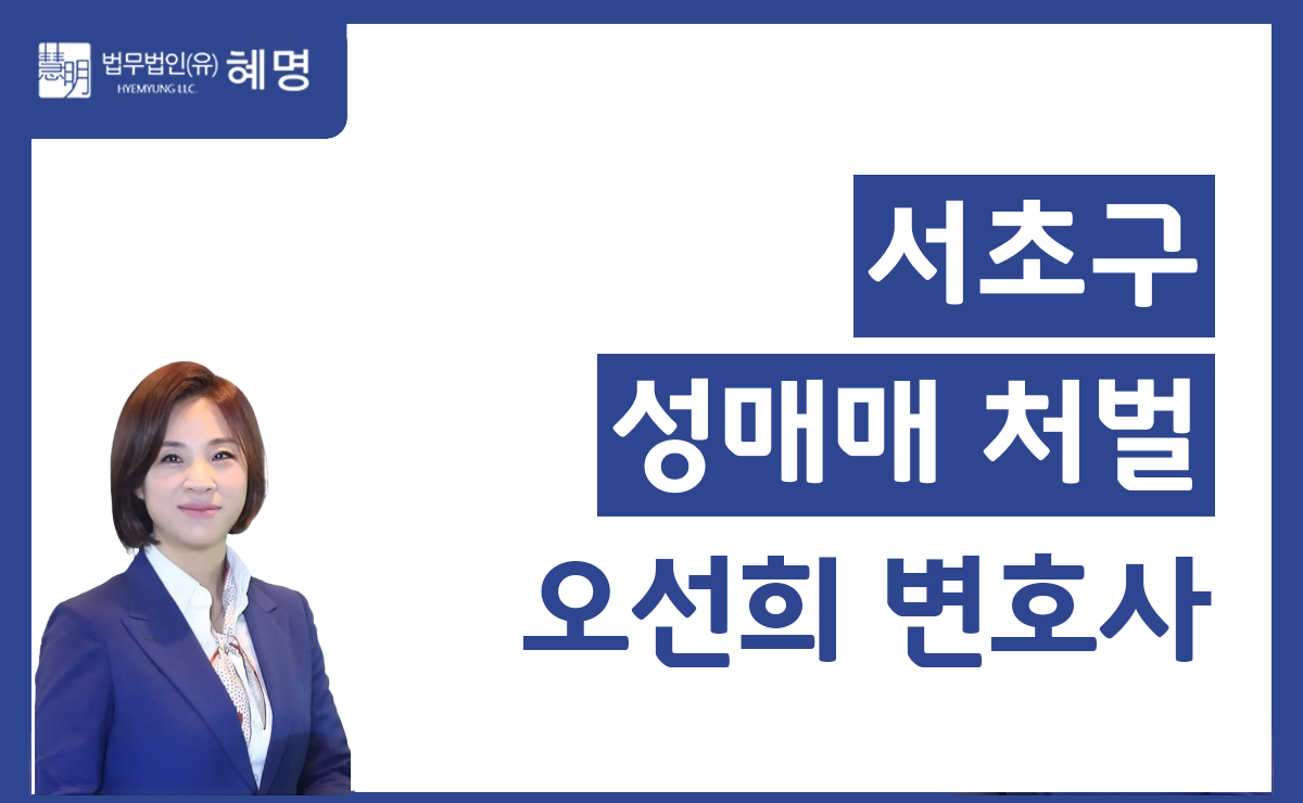 서초구 성매매 처벌
